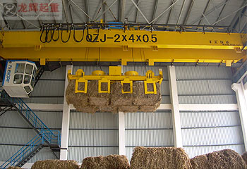 全自動秸稈垃圾發(fā)電專用抓斗起重機 automatic grab crane dedicated for straw power  ...
